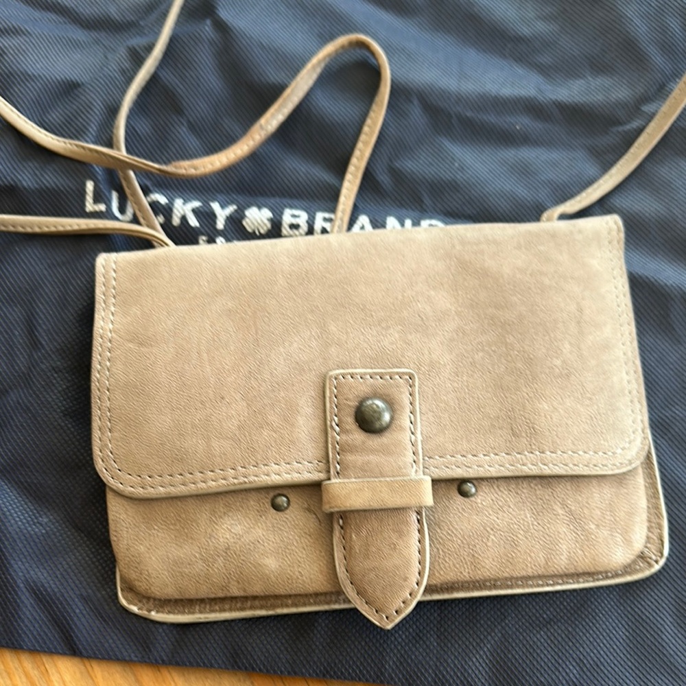Lucky Brand Tan Crossbody Bag